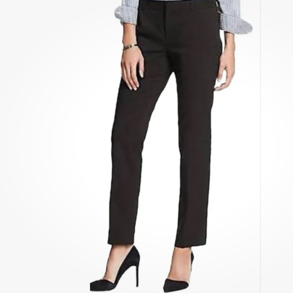 Banana Republic Factory Black REEGAN Lined Career Pants,  Size 0 NWT